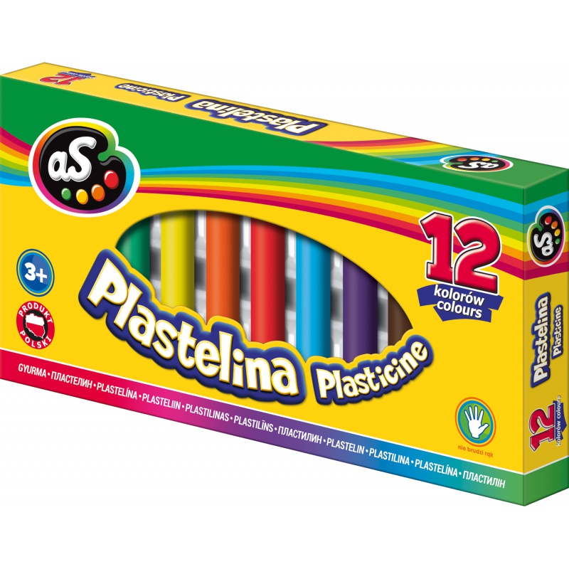 Plastilina 12 culori Astra 140g